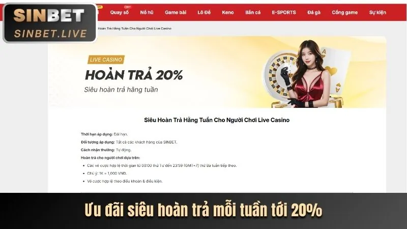 Biểu tượng hoàn trả tiền hàng tuần, thể hiện chương trình khuyến mãi hoàn trả tại 32win11 tải game